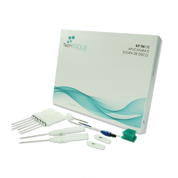 Kit Cânula TM de Aplicatura e Sutura de Disco